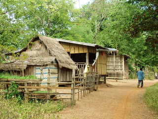 Fototapeta na wymiar wieś, Laos