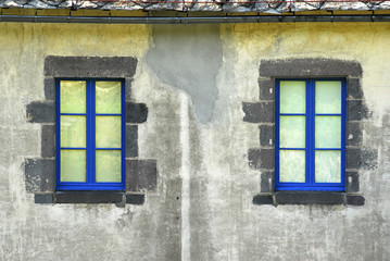 fenêtres bleues