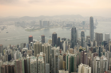 evening in hong kong