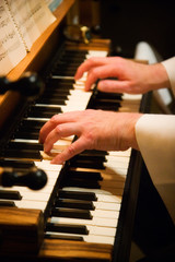 organ playing