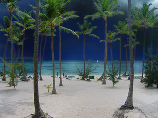 orage sur les caraibes