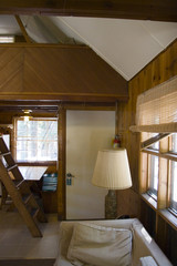 inside the cabin