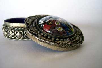Naklejka premium silver box