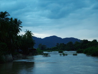 paysage, laos