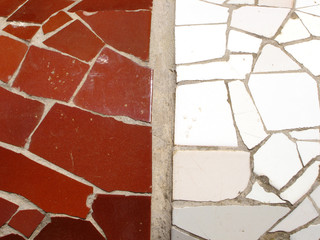 mosaic tile pieces