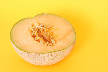 half cantaloupe