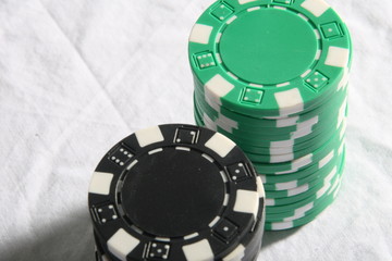 Naklejka premium above the chips