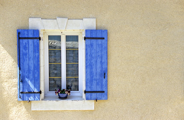 blue shutters