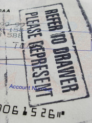 bounced cheque
