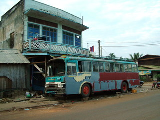 Fototapeta na wymiar rue, Laos