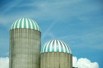 twin silos