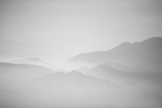 Fototapeta mountain haze