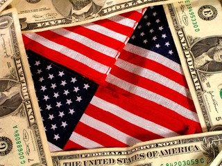 american and money background
