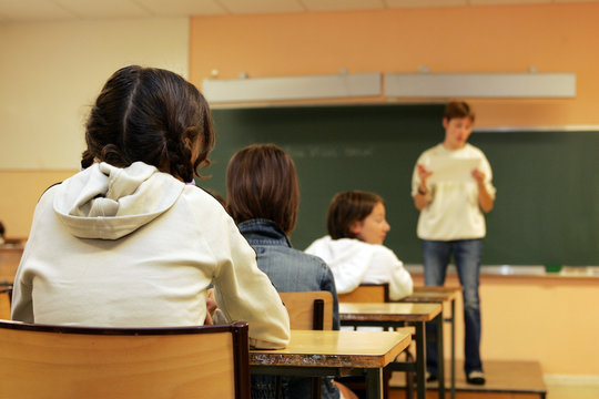 en classe