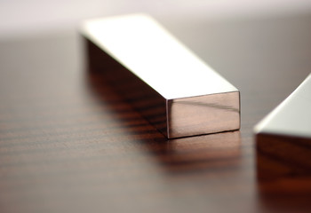 silver bar on table