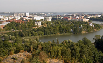 Fototapeta na wymiar finlandia helsinki widok ogólny
