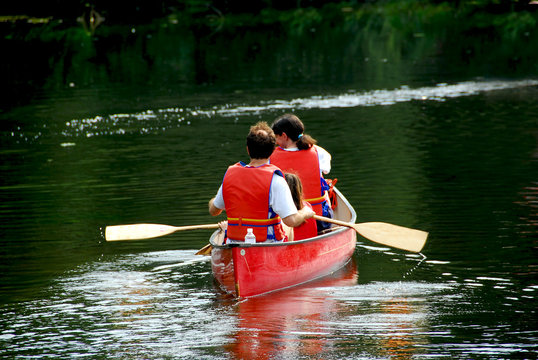 Family Canoe River