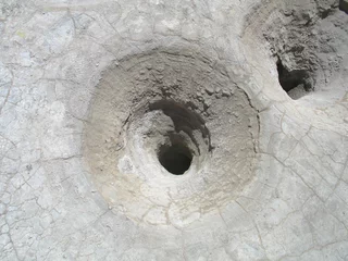Tuinposter volcano crater hole © Georgios Alexandris