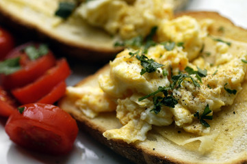 scrambled eggs