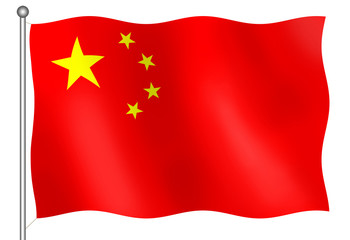 Fototapeta premium chinese flag