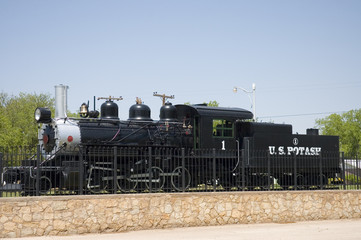 steam locomotive in New Mexico, USA