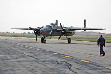 vintage b-25 bomber