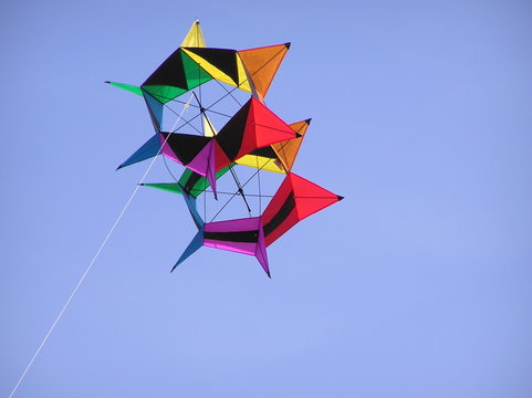 colorful flying kite