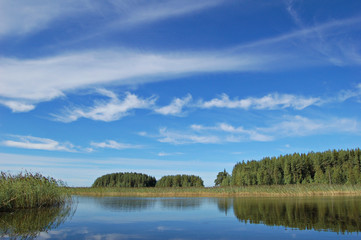 Fototapeta na wymiar fiński jezioro