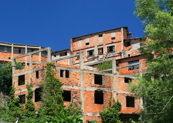 Fototapeta na wymiar Ruines industrielle