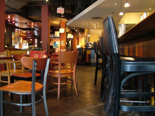 inside a bar, restaurant