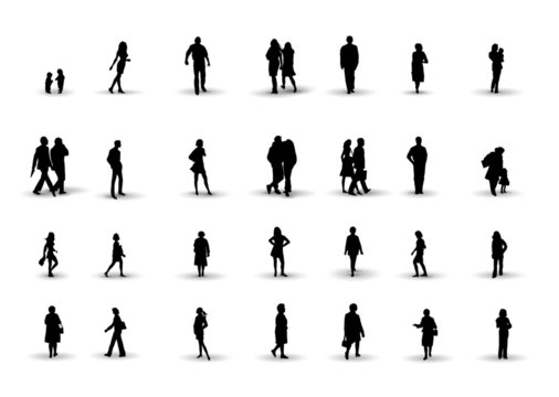 people silhouettes 1