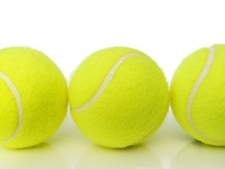 tennis ball row