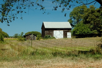 distant barn