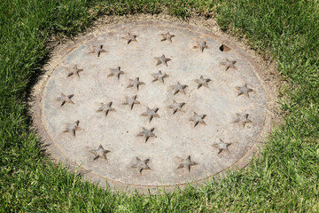 Fototapeta premium manhole cover