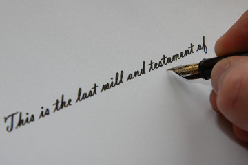 last will and testament