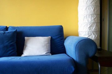 blue couch