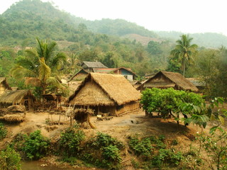 village lenten, laos