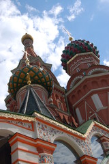 Fototapeta na wymiar Moskwa, St. bazylia zbliżenie # 9