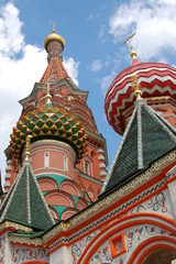 Fototapeta na wymiar Moskwa, St. bazylia zbliżenie # 5