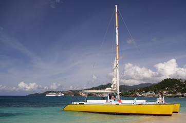 Fototapeta premium sailing in paradise