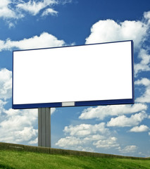 blank billboard, just add your text