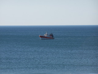 seul sur la mer