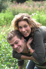 Fototapeta premium piggyback ride