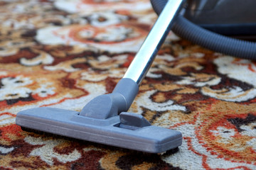 cleaning carpet
