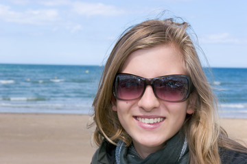 smiling teenager