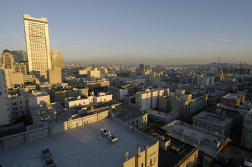 downtown san francisco dusk