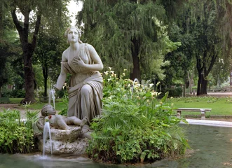 Fotobehang pincio gardens, villa borghese, rome © Gabriel Scott