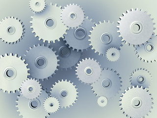 backgound of 3d gears