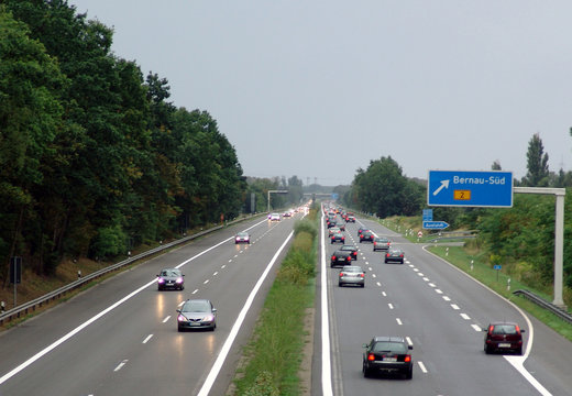 auf der autobahn