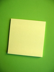 blank sticky note